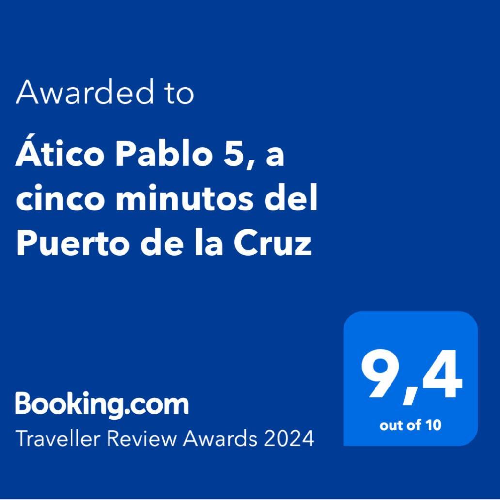 Apartmán Atico Pablo 5, A Cinco Minutos Del Puerto De La Cruz Los Realejos Exteriér fotografie